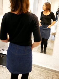 Jupe en jean par Marie